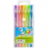 Długopisy żelowe 6 kolorów fluorescencyjne