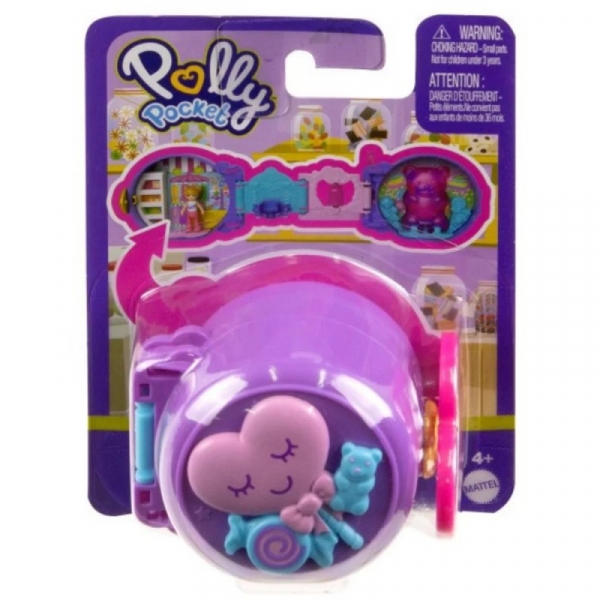 Polly Pocket Kompaktowy minizestaw, fioletowy (HRD73/HRD76)