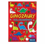 Kolorowanka A4 Dinozaury - Praca zbiorowa