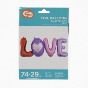 Balon foliowy Godan Litery Love (BF-LTLV)