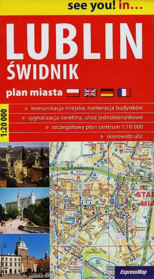 Lublin Świdnik plan miasta