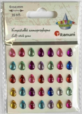 Kryształki samoprzylepne - Łezki, 35szt