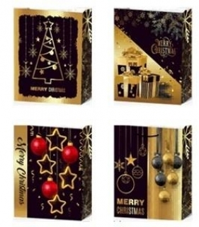 Torebka prezentowa M Boże Narodzenie platera mix