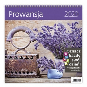 Kalendarz wieloplanszowy Prowansja 30x30 2020 (LP60-20)