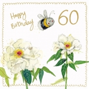 Karnet Urodziny 60 S546 Pszczółka