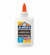 Elmer's klej szkolny w płynie, biały, zmywalny, 118 ml - doskonały do Slime (2079101)