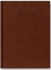 Kalendarz 2022 Dzienny A5 Vivella Brązowy 21DR-01