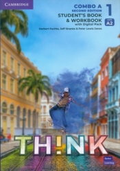 Think 1 Student's Book and Workbook with Digital Pack Combo A British English - Herbert Puchta, Jeff Stranks, Peter Lewis-Jones