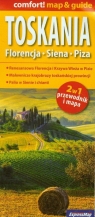 Toskania Florencja Siena Piza 2w1 przewodnik i mapa