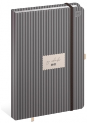 Kalendarz książkowy A5/384 Mat+UV - Stripes