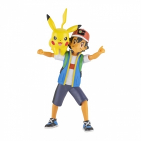 Pokemon Figurki bitewne Ash & Pikachu Seria 12, Figurka