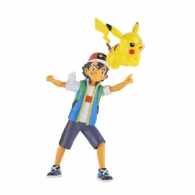 Pokemon Figurki bitewne Ash & Pikachu Seria 12, Figurka