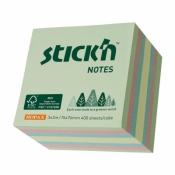 Notes samoprzylepny 76x76mm 4 kolory pastel 400k.