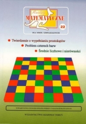 Miniatury matematyczne 22 Twierdzenie o wypełnianiu prostokątów, problem czterech barw, średnie liczbowe i nierówności