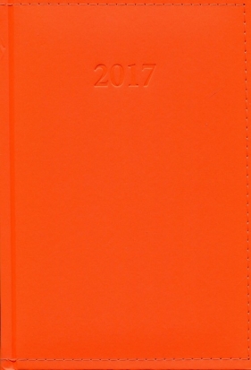 Kalendarz 2017 KKA-5TL Książkowy LUX pomarańczowy