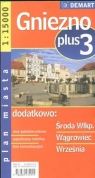 Gniezno plus 3 1:20 000  plan miasta