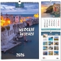 Kalendarz 2026 B3 13 planszowy Włoskie Pejzaże