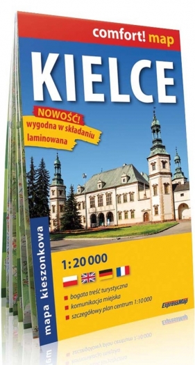 Kielce mapa kieszonkowa 1:20 000