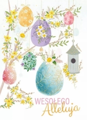 Karnet B6 Wielkanoc Drzewko wielkanocne