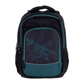 Plecak szkolny Strigo Misty -Czarny Dinozaur