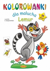 Kolorowanki dla malucha Lemur