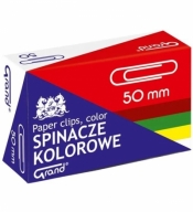 Spinacz kolor 50mm 50szt GRAND