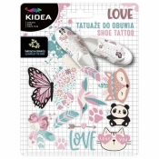 Tatuaże do obuwia świecące w ciemności Love KIDEA