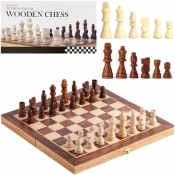 Szachy drewniane