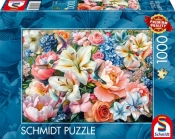 Puzzle 1000 Kolibry i kwiaty