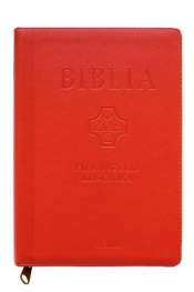 Biblia pierwszego Kościoła ceglasta z paginatorami - Praca zbiorowa