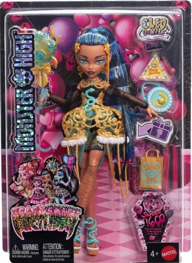 <img src='https://webimage.pl/pics/915/9/d0194735259915.jpg' style='height:440px' /> Monster High Straszysłodkie urodziny Cleo de Nile