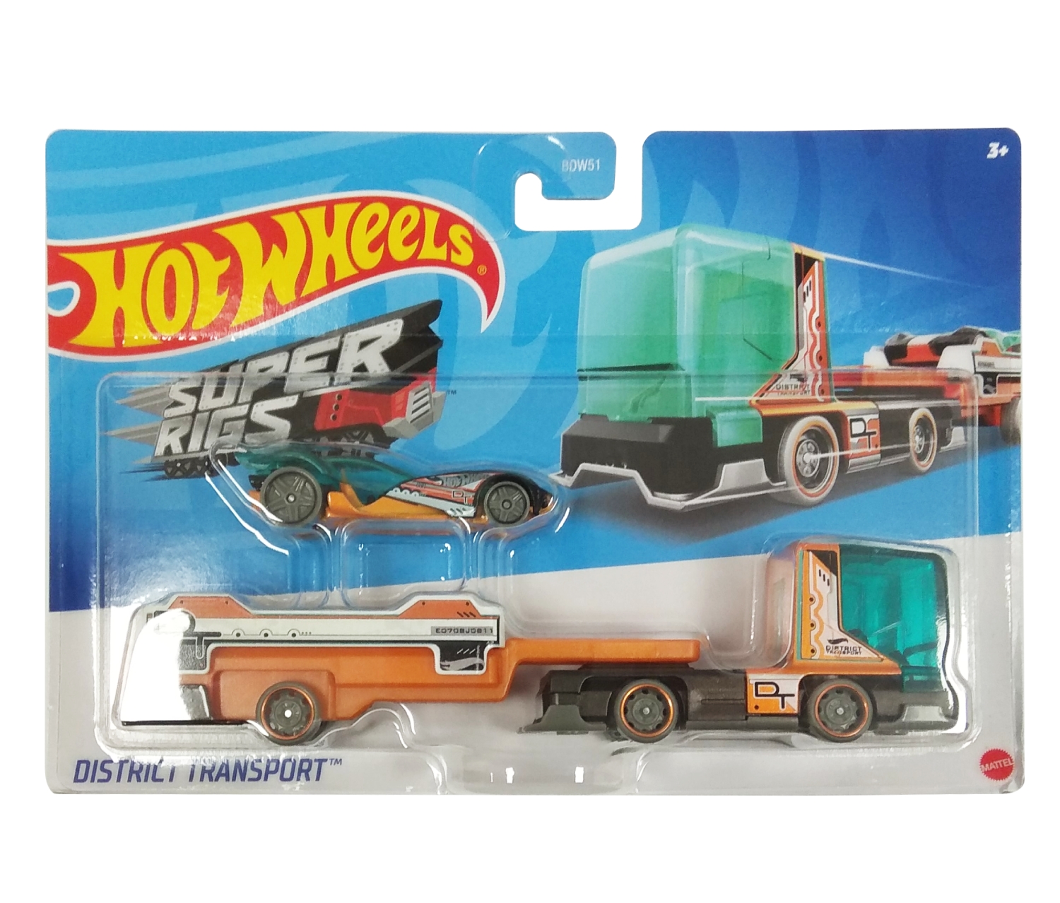 Hot Wheels: Ciężarówka District Transport (BDW51/GRT98)