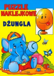 Dżungla Puzzle naklejkowe