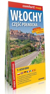 Włochy Część północna mapa samochodowa 1:650 000