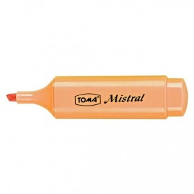 Zakreślacz TOMA Mistral TO-334 - pastelowy pomarańczowy (TO-334 9 2)