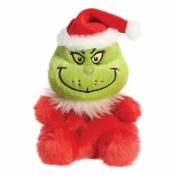 Maskotka Grinch w stroju Świętego Mikołaja