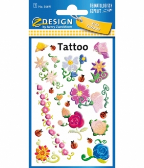 Tatuaże dla dzieci Z Design - Kwiatki (56691)