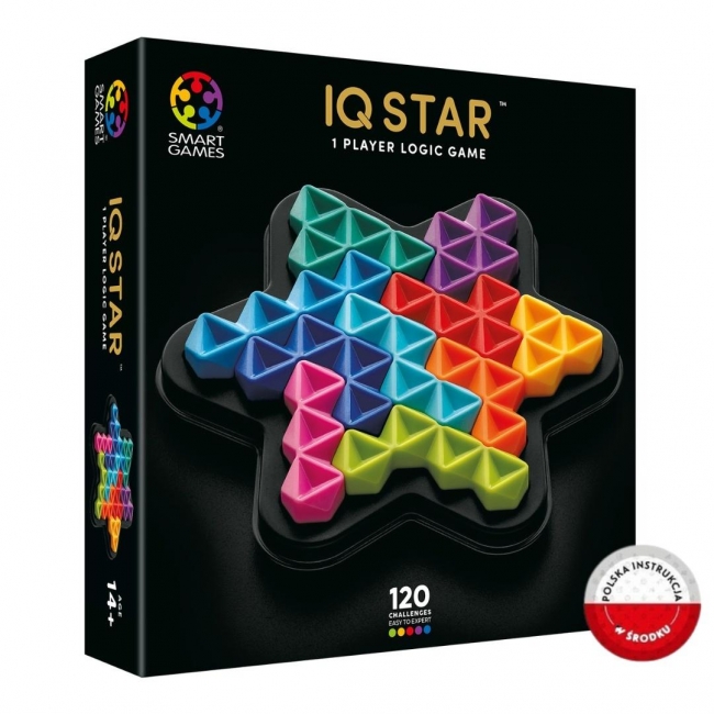 <img src='https://webimage.pl/pics/916/7/d5414301527916.jpg' style='height:440px' /> Smart Games IQ Star Deluxe (ENG) IUVI Games