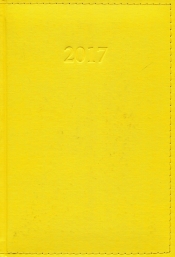 Kalendarz 2017 KKA-5DL Książkowy LUX żółty