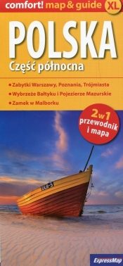 Polska Część połnocna 2w1 przewodnik i mapa