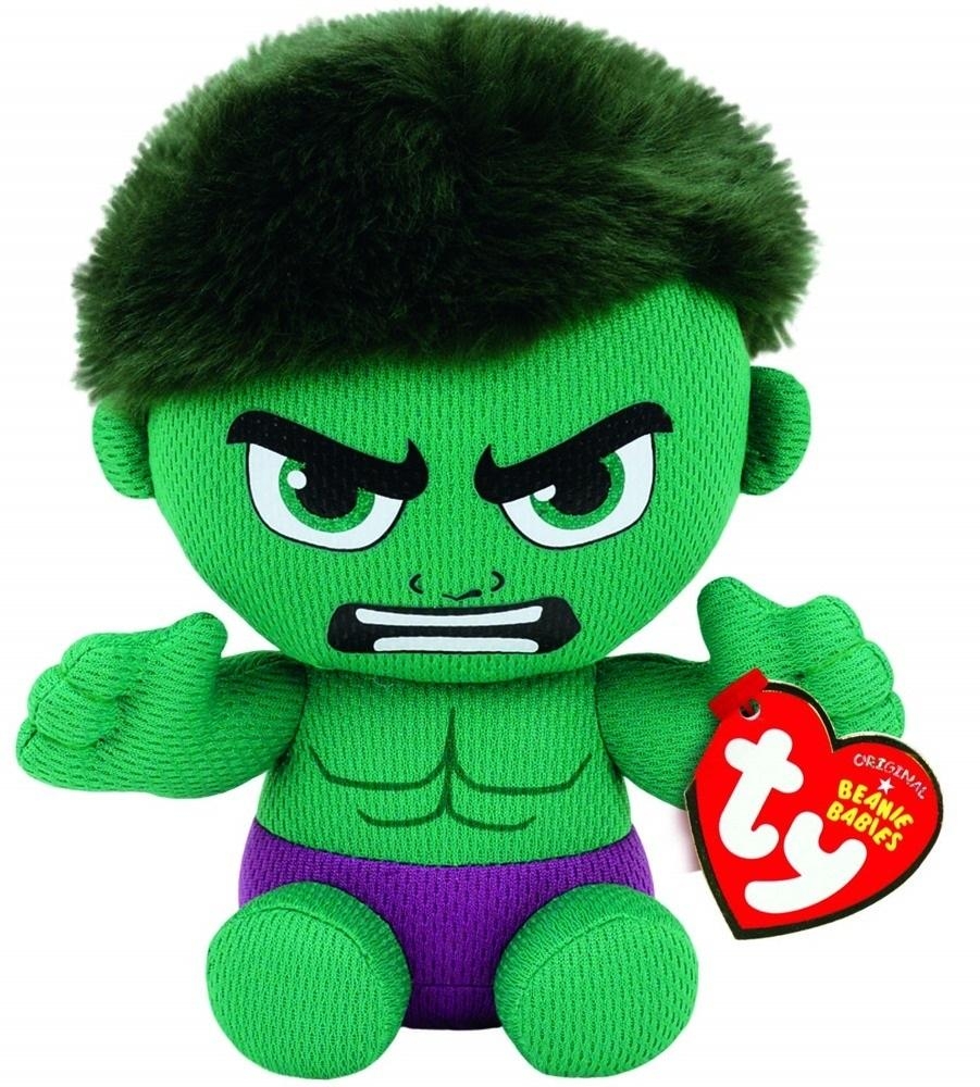 Beanie Babies - Marvel - Hulk, 15cm