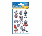 Naklejki dla dzieci Z Design - Roboty, błyszczące (57291)