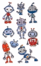 Naklejki dla dzieci Z Design - Roboty, błyszczące (57291)