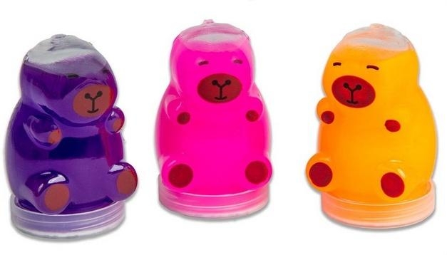 Zestaw 3 mini slimeów kapibary MIX