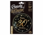 Balon foliowy B&C Happy 30 Birthday czarno-złoty