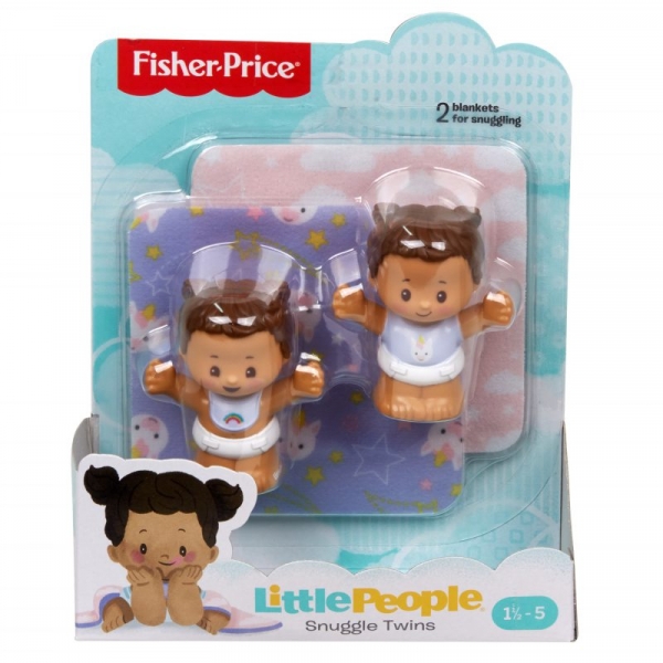 Little People: Figurki bliźniaki bobasy z akcesoriami - motyw jednorożca (GKP67/GKY44)