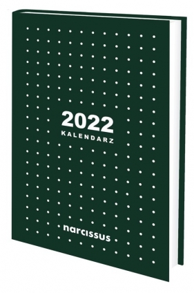 Kalendarz książkowy 2022 Narcissus A6 tygodniowy zielony