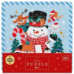 Puzzle w ramce 49: Snowman