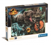 Clementoni, Puzzle 1000 el. - Jurassic World 3 (39691)