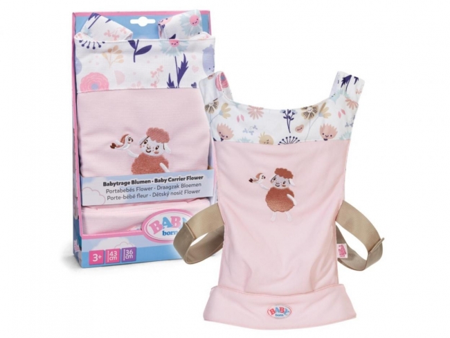 <img src='https://webimage.pl/pics/917/7/d4001167837917.jpg' style='height:440px' /> Baby born - Baby Carrier Flower
